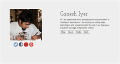 Desktop Screenshot of ganeshiyer.net